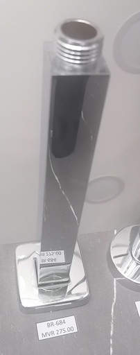 [BR-684] AR-002C#,  shower arm, chrome, 20cm，G1/2,Copper tube+stainless steel cup