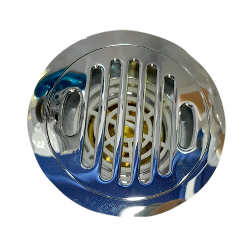 [BR-32] 4' Green Bronze Round Mesh Floor Drain Deodorant Brass Bathroom  Floor Drain
ss+cppper