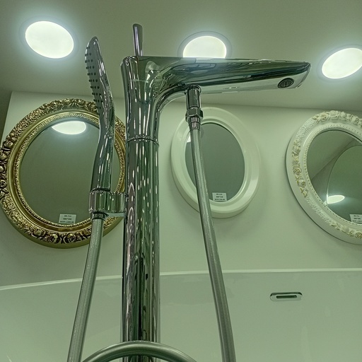 [BR-371] 79462401CH#, Floor mounted bath mixer, Chrome