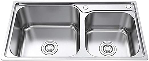 [BR-509] Double Sink  - VIGA 47701003BN
800X430X220X1.0S