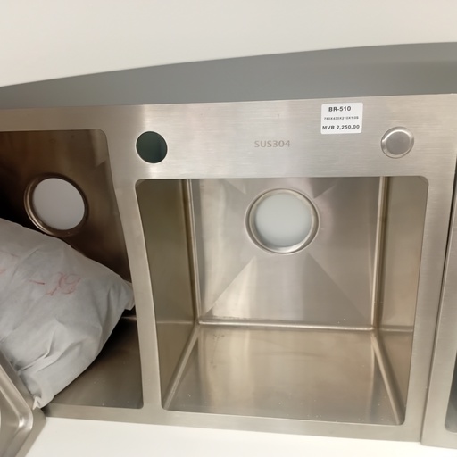 [BR-510] Double Sink  - VIGA 47700802BN
780X430X210X1.0S