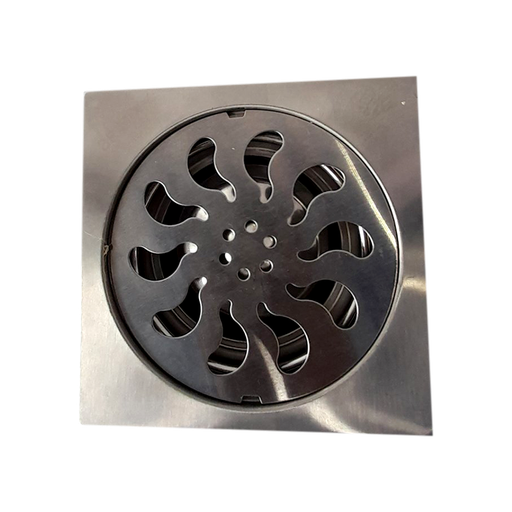 [DN-FL-005] Bathroom Floor Drainer - SS SILVER PLATE 3b5#