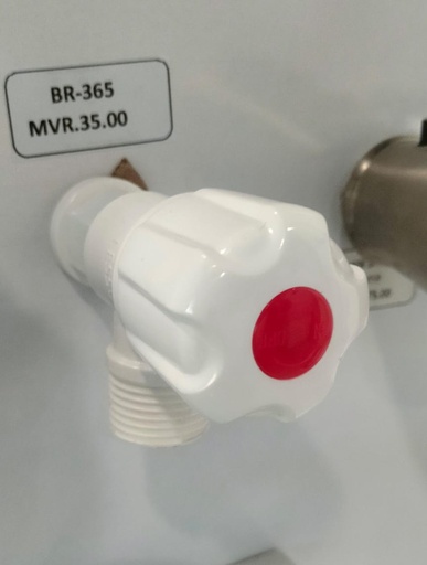 [BR-365] Plastic angle valve, WP01202# Internal tooth size: 1/2 inch