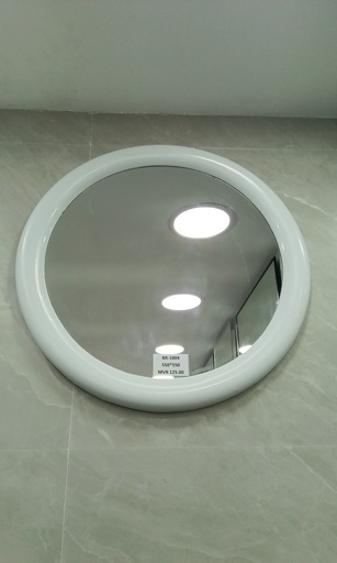 [BR-1004] Round Mirror White
