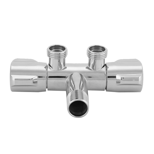 [BR-391] Double Switch Outlet Angle Valve 45001501CH# SS304  Flange Cup