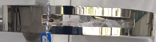 [BR-76] SS CORNER SELF 9X9 Steel Wall Shelf - Width x Height: 9 inch x 2 inchSilverBOX CODE: A3-57