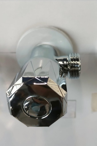 [BR-43] Angle Valve - ss, silver collor SIZE 0.5BOX CODE  A3-15