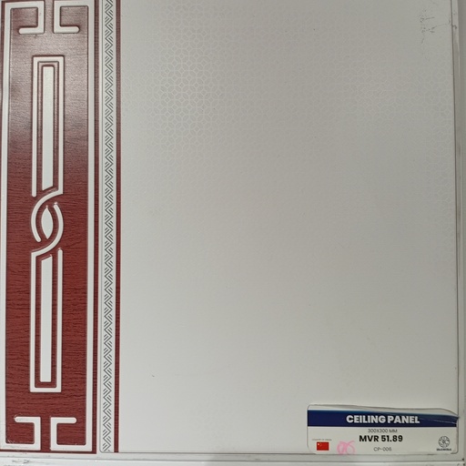 [CP-006] CEILING PANEL  CP-006  300*300 MM
Box Code: CP-W-04/R