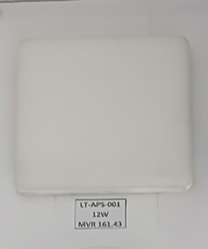 [LT-APS-001] ADJUSTABLE PANEL LIGHT SQUARE 12W WHITE MEAP-SQ12W LT-APS-001
