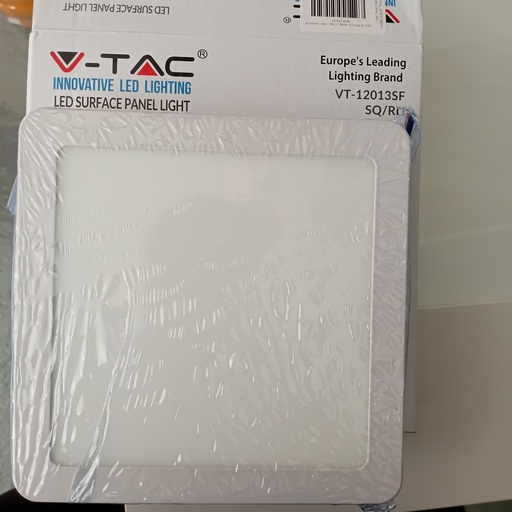[LP-006] LED SURFACE PANEL V TAC BRAND SQUARE 12W CH 96010