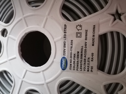 [LT-LR-007] LED ROLL  PINK  PRO 2835 
BLACK 176PCS 2LINE
Z001317/2835-PINK