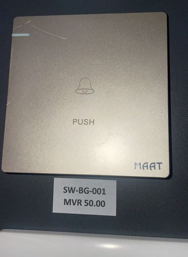 [SW-BG-001] BELL PUSH SWITCH GOLD
Box Code: Q5CML