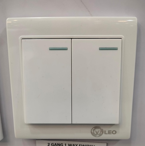[BR-156] Switch - 2gang 1way LK4003 86x86mm 10A250V