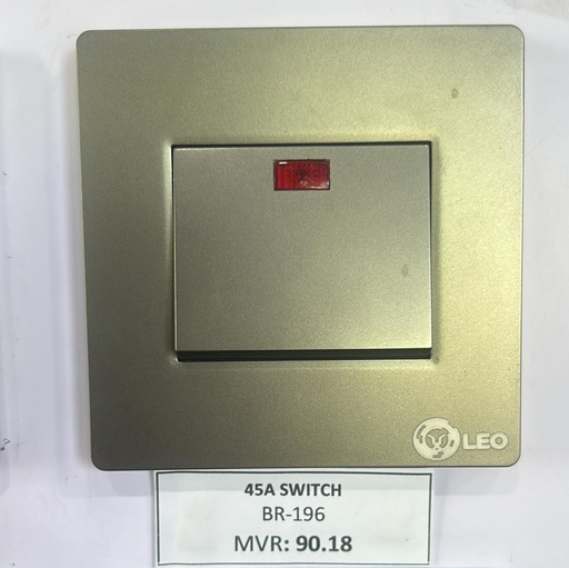 [BR-196] Switch - 45A switch D1061 , 86x86mm 45A 250V
