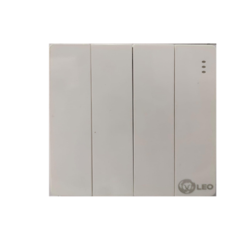[BR-184] Switch - 4gang 1way D1007 86x86mm 16A250V