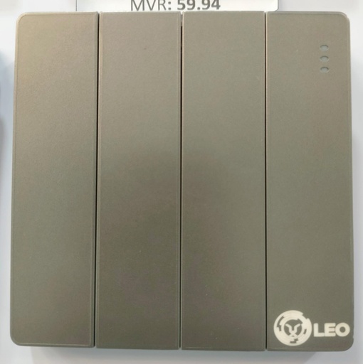 [BR-185] 4gang 2way 86x86mm D2008, 16A250V