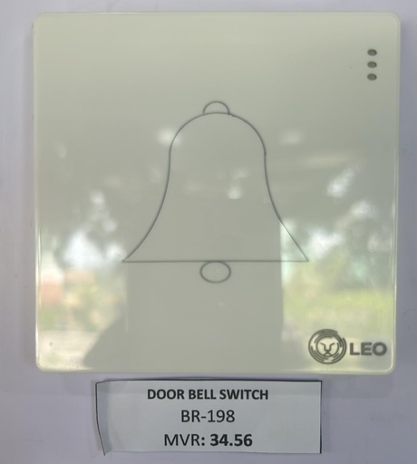 [BR-198] Switch - Door bell switch D1001D, 86x86mm 16A250V