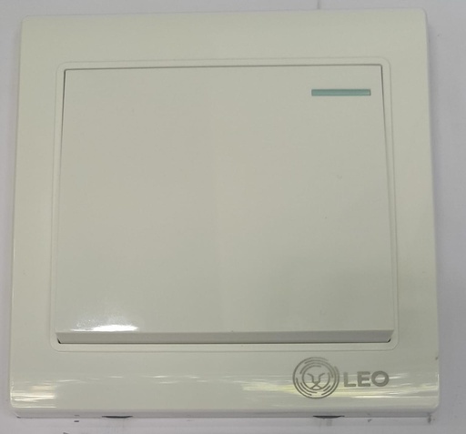 [BR-154] Switch - gang 1way pure white color LK4001
86x86mm 10A250V