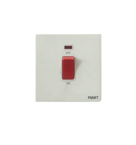 [SWS-QW-001] 20A DP SWITCH SOCKET  WHITE
 Box Code: Z405