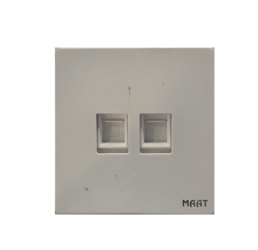 [SWS-QW-005] TEL & CAT 6 DATA SOCKET WHITE
Box Code: Q5DH/DN-6