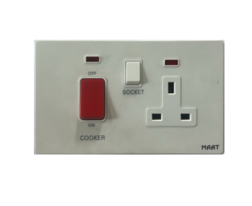 [SWS-QW-004] COOKER CONTRL UNI WITH 13A SOCKET WHITE
Box