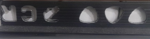 [BR-619] PVC Corner Trim 1.0 x 200cm, Lignite Black