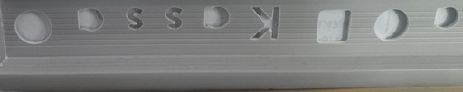 [BR-626] PVC Tiles Trim 1.0 x 200cm, Grey