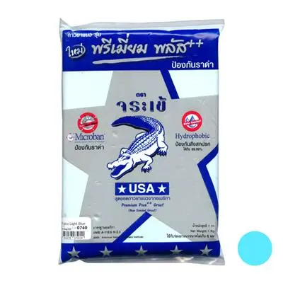 [BR-634] Tile Grout Premium Plus, 1 kg, Light Blue Brand: Crocodile