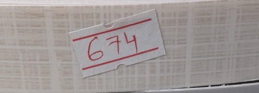 [BR-674] With Sticking PVC Edge Banding - 92 (22mm*1.2mm*50M)