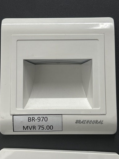 [BR-970] Foot Light - No Sensor, AC220V/50HZ,  Power 0.8W, White MRT203-M20 86X89X22mm 7RMB