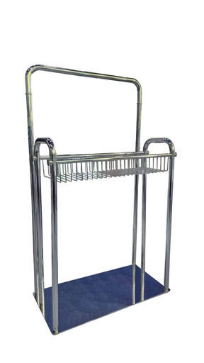 [BR-900] Free Standing Towel Rack&Basket - CP - 8274
