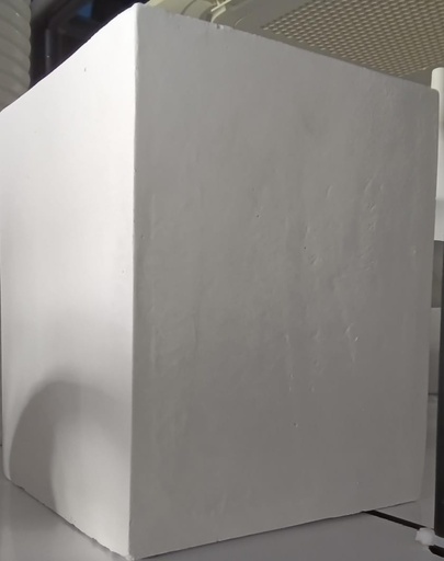 [BR-277] 24x20cm cement flowerpot,white color,  suitble for  60-180cm tall plants