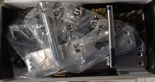 [BR-729] Door Lock - Silver - DAMX 649L
