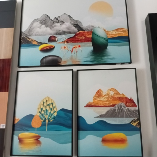 [BR-773] Painting Canvas - Aluminum Frame, AK-4044 50*70 + 100*70 + 50*70