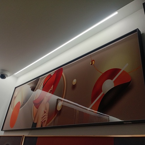 [BR-763] Painting Canvas - Aluminum Frame + Glass Surface, PRO-3408 150*50