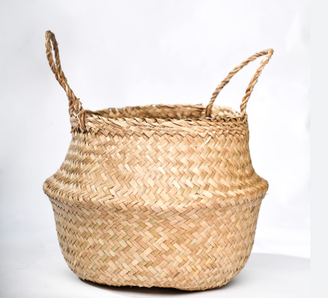 [BR-283] Woven Basket 21x18CM