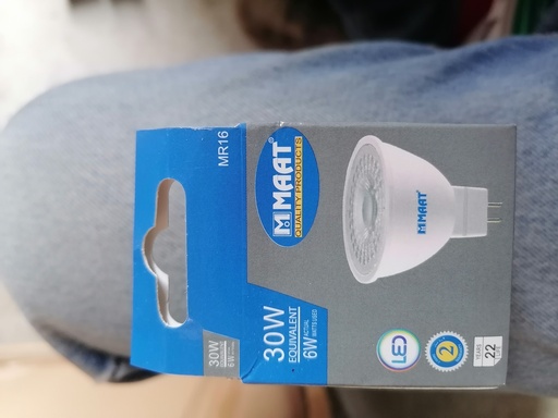 [B-4] BULB LIGHT  30W 
WARM / PIN THREAD MR16
B-4