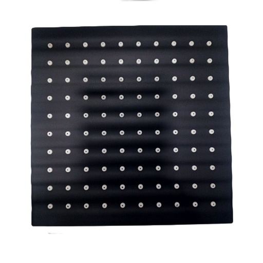 [BR-927] Overhead shower, ZW208B, Matt Black