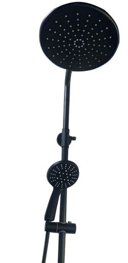 [BR-825] Shower set - 3-function brass main body with zinc alloy handle