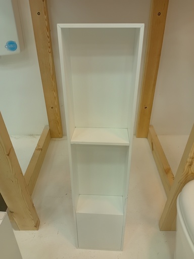[BR-909] Shower Niche with Shelf -Matt White - 8364-2MW 20x90cm
