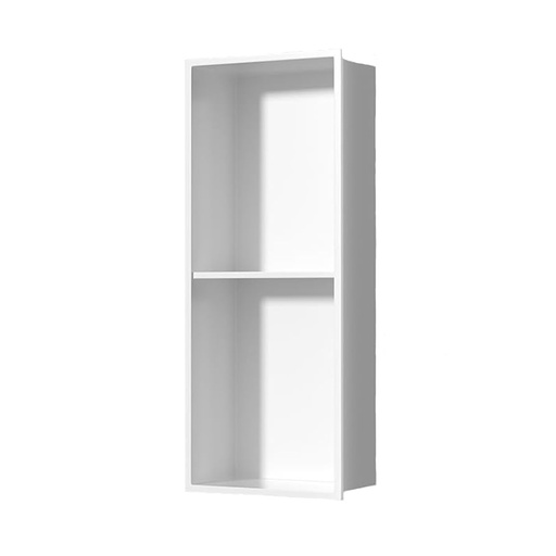 [BR-915] Shower Niche with Shelf 20x60cm - Matt White - 8363-2MW