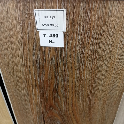 [BR-817] SPC FLOORING - 182*1220*5 MM with  1mm IXPE 0.3Wear Layer - WT002-Oak