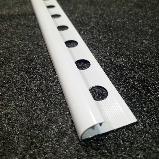 [BR-1095] Tile trim Powder  coating white TYA390