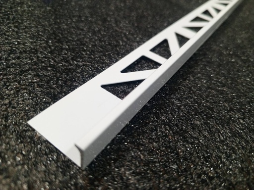 [BR-1085] Tile trim Powder coating white TYA437