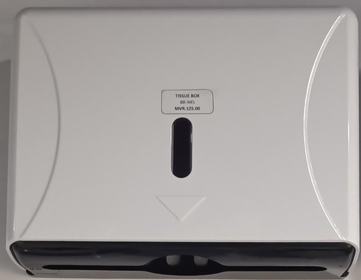 [BR-945] Tissue box - ZPB03 - White