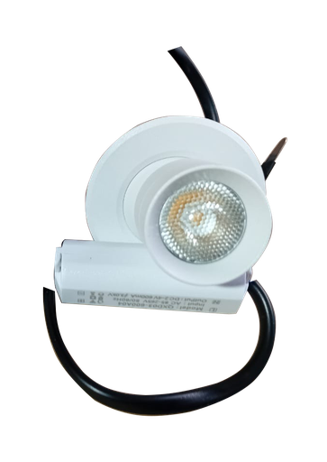 [BR-1132] LED：BRIDGELUX JY-ZBD-152, Power：3W CCT: 3000K C.R.I：90Ra Size：Ф48*H55mm Cutting：Ф40mm - White