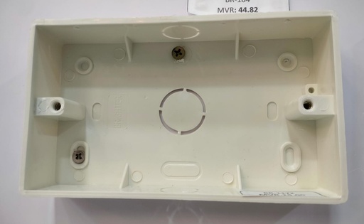 [BR-1172] Pvc Mounting Box - Double 3-6