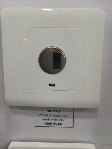 [BR-1201] C50-071# : touch delay switch white color