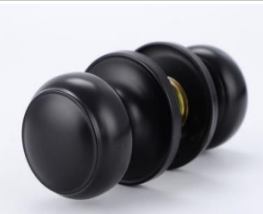 [BR-1280] Door Knob Without Keys, SS Black Color 35-50MM, A-59#