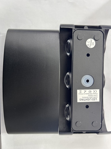 [BR-1376] Outdoor light 1042-6#, 6W, 3000K, AC85-265V, Aluminium+PS lens, 170*80*40mm, Black